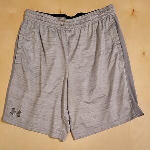 Under Armour Men's Light Gray Athletic Shorts